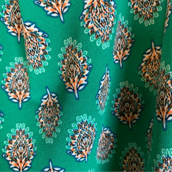 Banana Republic Factory Green Print Spaghetti Strap Casual Top- XS - Picture 10 of 10